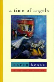 Front cover of A time of angels by Karen Hesse
