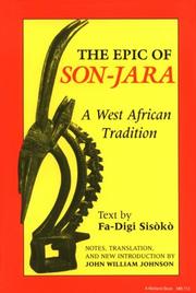 Front cover of The epic of Son-Jara by Johnson, John William