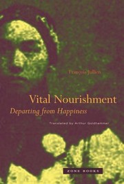 Cover of Vital Nourishment by François Jullien