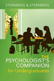 Front cover of Psychologist's Companion for Undergraduates by Robert J. Sternberg