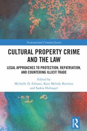 Front cover of Cultural Property Crime and the Law by Michelle D. Fabiani