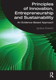 Cover of Principles of Innovation, Entrepreneurship and Sustainability by Ignatius Ekanem