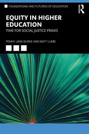 Front cover of Equity in Higher Education by Penny Burke