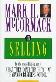 Cover of On selling by Mark H. McCormack