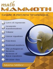 Cover of Grade 8 Review Workbook by Maria Miller