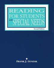 Cover of Reading for Students with Special Needs by Frank J. Guszak
