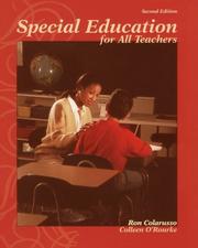 Front cover of Special education for all teachers by Colleen M. O'Rourke