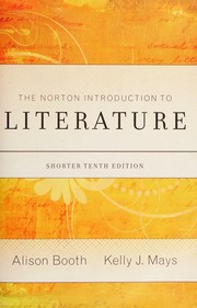Cover of The Norton introduction to literature--shorter tenth edition by Alison Booth