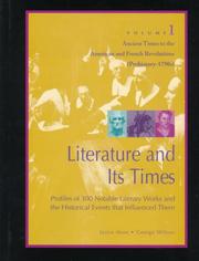 Cover of Literature and Its Times by Joyce Moss