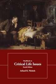 Front cover of Handbook on critical life issues by John A. Leies