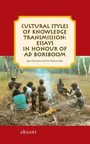 Front cover of Cultural styles of knowledge transmission by Eric Venbrux