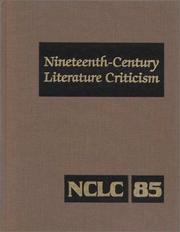 Front cover of Nineteenth Century Literature Criticism by Suzanne Dewsbury
