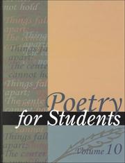Cover of Poetry for Students by Michael L. Lablanc
