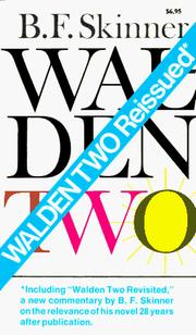 Front cover of B.F. Skinner's Walden 2 by B. F. Skinner