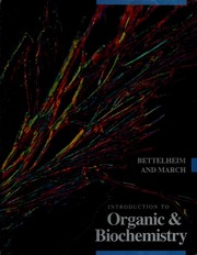 Cover of Introduction to organic and biochemistry by Frederick A. Bettelheim