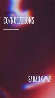 Cover of CO/NOTATIONS by [sarah] Cavar