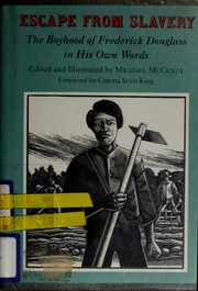 Cover of Escape from Slavery by Frederick Douglass