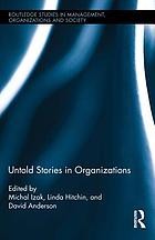 Front cover of Untold Stories in Organizations by Michal Izak
