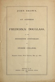 Cover of John Brown by Frederick Douglass
