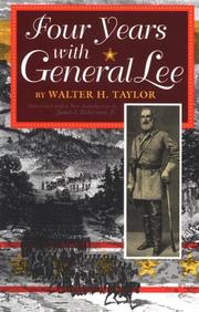 Front cover of Four years with General Lee by Walter Herron Taylor