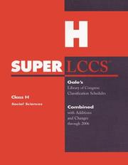 Cover of Superlccs 2006 Schedule H by Unknown