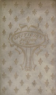 Cover of Criticism and fiction by William Dean Howells