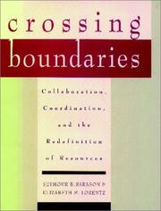 Cover of Crossing boundaries by Seymour Bernard Sarason
