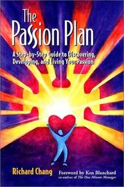 Cover of The Passion Plan by Richard Y. Chang