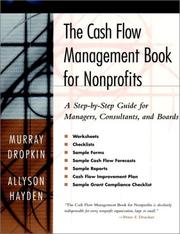 Cover of The cash flow management book for nonprofits by Murray Dropkin