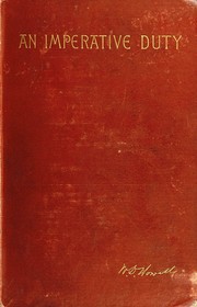 Cover of An imperative duty by William Dean Howells