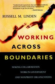 Cover of Working Across Boundaries by Russell M. Linden