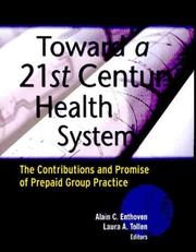 Cover of Toward a 21st century health system by Alain C. Enthoven