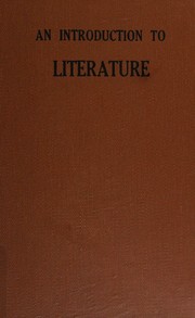 Front cover of An introduction to literature--fifth edition by Sylvan BARNET
