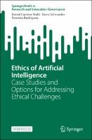 Front cover of Ethics of Artificial Intelligence by Bernd Carsten Stahl