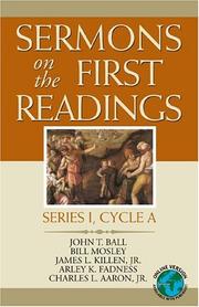 Cover of Sermons on the first readings by Richard E. Gribble