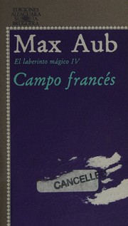 Cover of Campo francés by Max Aub
