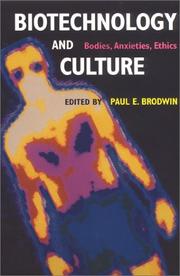 Front cover of Biotechnology and Culture by Paul Brodwin