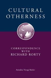 Front cover of Cultural otherness by Anindita Niyogi Balslev