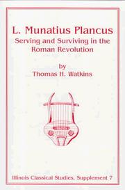 Cover of L. Munatius Plancus by Thomas H. Watkins