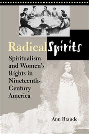 Cover of Radical Spirits by Ann Braude