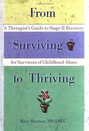 Cover of From Surviving to Thriving by Mary Bratton