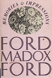 Front cover of Memories and impressions by Ford Madox Ford