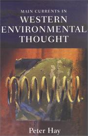 Front cover of Main Currents in Western Environmental Thought: by P. R. Hay