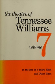 Front cover of The Theatre of Tennessee Williams by Tennessee Williams