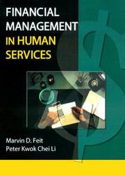 Cover of Financial management in human services by Marvin D. Feit