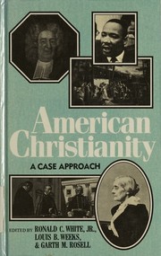 Front cover of American Christianity by Ronald C. White