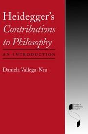 Cover of Heidegger's Contributions to Philosophy by Daniela Vallega-Neu