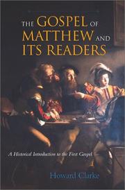 Front cover of The Gospel of Matthew and Its Readers by Howard W. Clarke