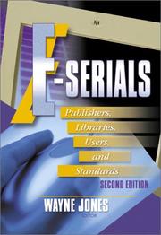 Cover of E-serials by Wayne Jones