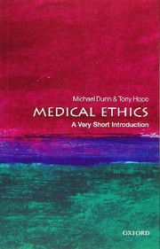 Front cover of Medical Ethics by Tony Hope